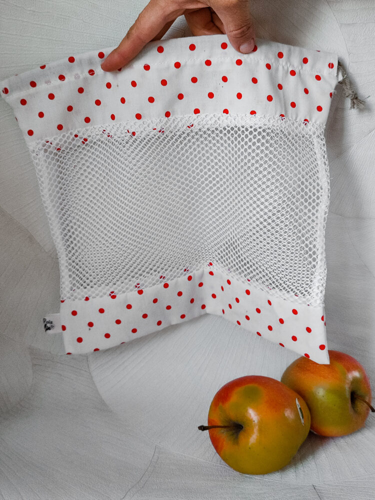 Sac à fruits Pois